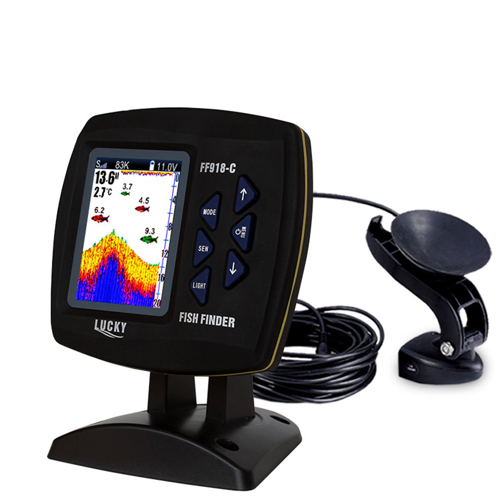 Fish Finder Transducer - FF918-C100DS Fish Finder cablato con schermo