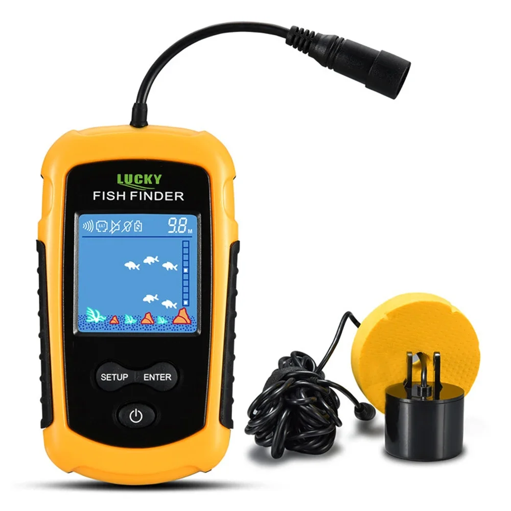 Schermo LCD a colori fortunato - Fish Finder Transducer recensione e prezzo