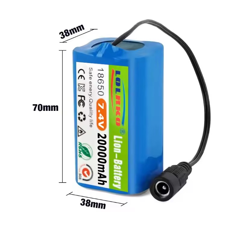 Batteria 7.4V 20000mAh con car - Fish Finder Charger recensione e prezzo